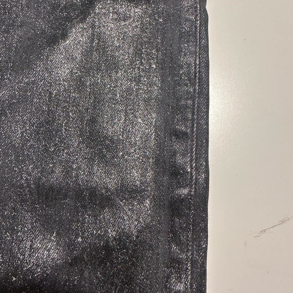 citizens of humanity rocket high rise skinny jeans size 26 shiny black - Picture 2 of 10